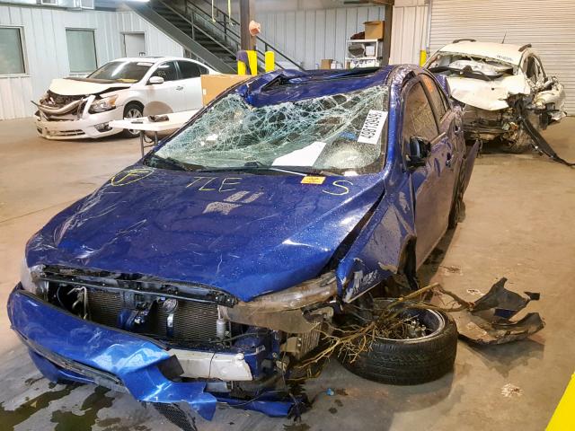 JA3AU26U28U008098 - 2008 MITSUBISHI LANCER ES BLUE photo 2