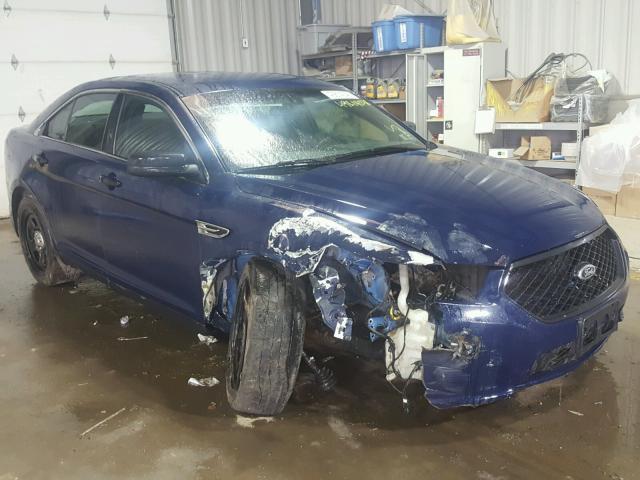 1FAHP2M89DG222145 - 2013 FORD TAURUS POL BLUE photo 1