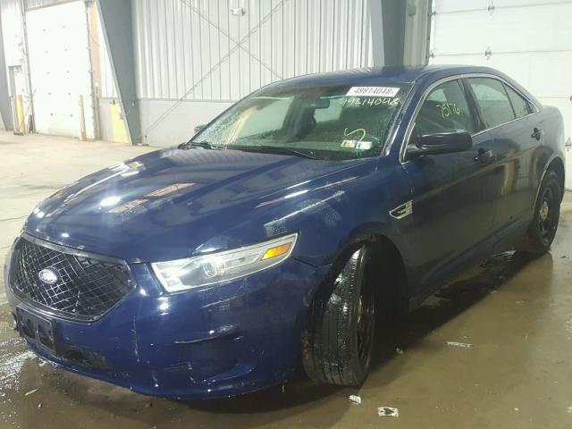 1FAHP2M89DG222145 - 2013 FORD TAURUS POL BLUE photo 2