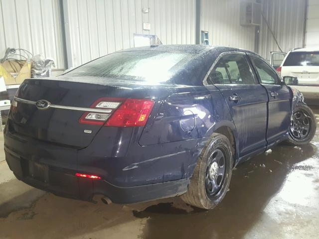 1FAHP2M89DG222145 - 2013 FORD TAURUS POL BLUE photo 4