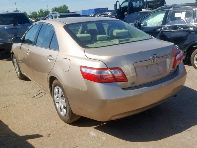 4T1BE46K29U842107 - 2009 TOYOTA CAMRY BASE BEIGE photo 3