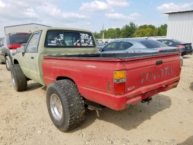 JT4RN50R3H0299676 - 1987 TOYOTA PICKUP 1/2 GREEN photo 3