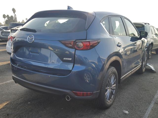 JM3KFABM2J1436722 - 2018 MAZDA CX-5 SPORT BLUE photo 4