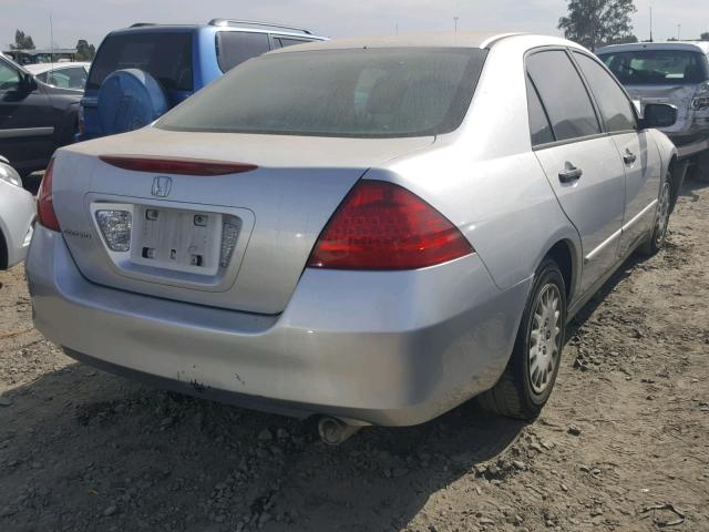 JHMCM56166C008625 - 2006 HONDA ACCORD VAL SILVER photo 4