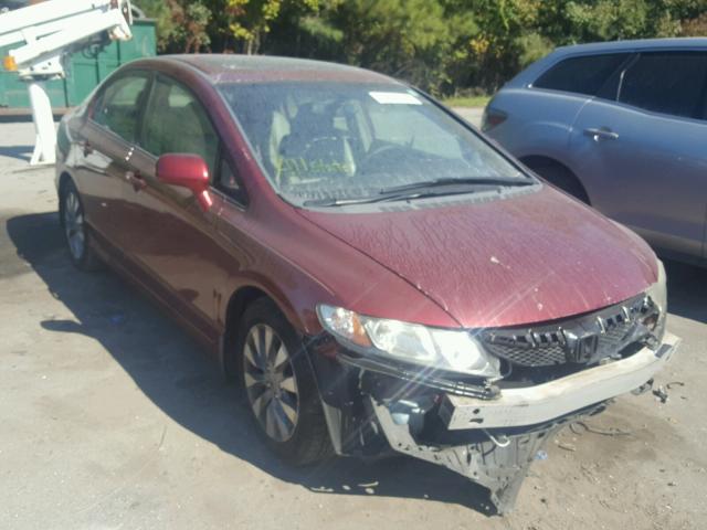 2HGFA1F96AH502948 - 2010 HONDA CIVIC EXL BURGUNDY photo 1