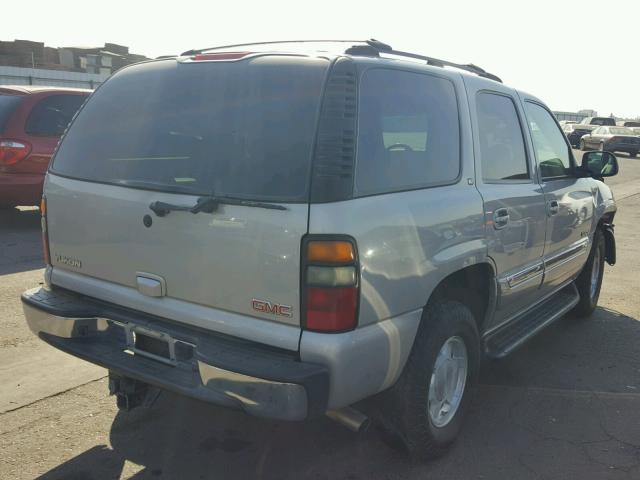 1GKEK13T24J221714 - 2004 GMC YUKON TAN photo 4