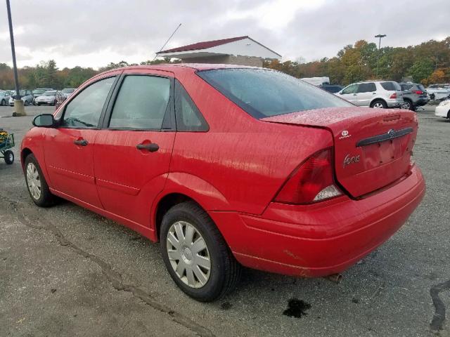 1FAFP343X4W181547 - 2004 FORD FOCUS SE C RED photo 3