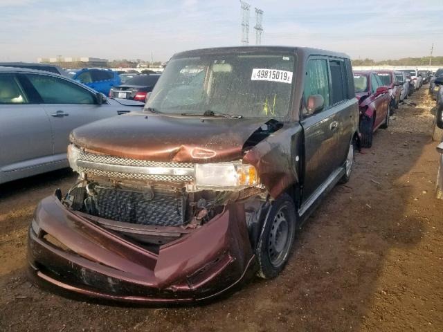 JTLKT324064118802 - 2006 TOYOTA SCION XB მუქწითელი ფოტო 2