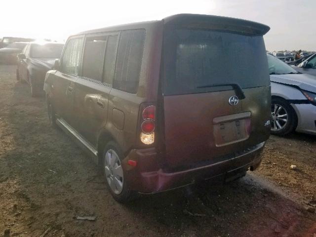 JTLKT324064118802 - 2006 TOYOTA SCION XB მუქწითელი ფოტო 3