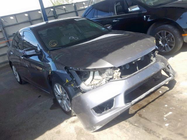 1HGCR3F81DA005873 - 2013 HONDA ACCORD EXL GRAY photo 1