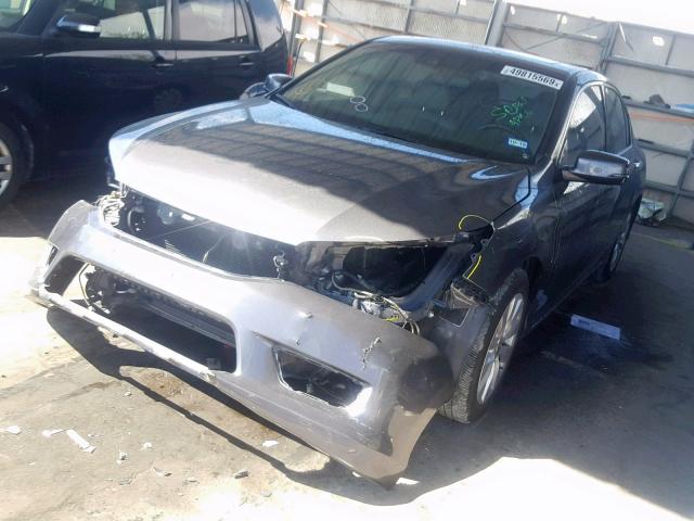 1HGCR3F81DA005873 - 2013 HONDA ACCORD EXL GRAY photo 2