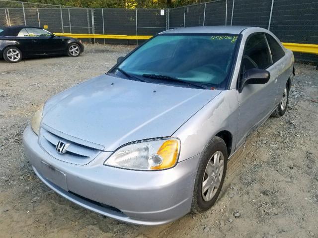 1HGEM21573L023022 - 2003 HONDA CIVIC LX SILVER photo 2