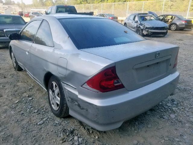 1HGEM21573L023022 - 2003 HONDA CIVIC LX SILVER photo 3