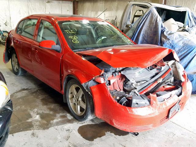 1G1AT58H597249216 - 2009 CHEVROLET COBALT LT RED photo 1