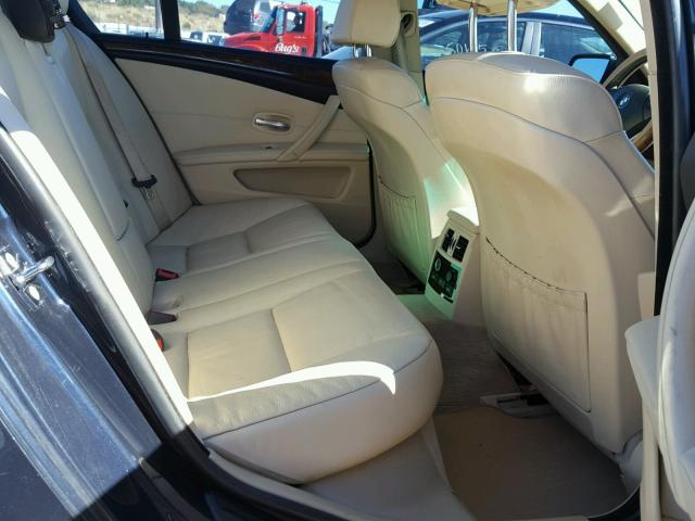 WBANV93558CW55779 - 2008 BMW 535 XI BLUE photo 6