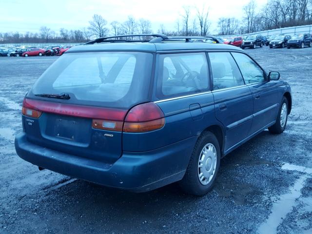 4S3BK4350T6305565 - 1996 SUBARU LEGACY L GREEN photo 4