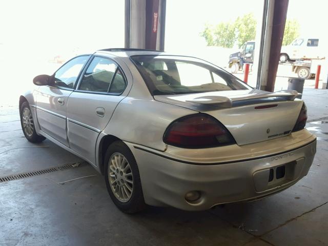 1G2NW52E64C123031 - 2004 PONTIAC GRAND AM G SILVER photo 3