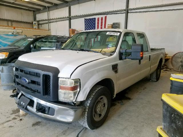 1FTWW30R78EC45398 - 2008 FORD F350 SRW S WHITE photo 2