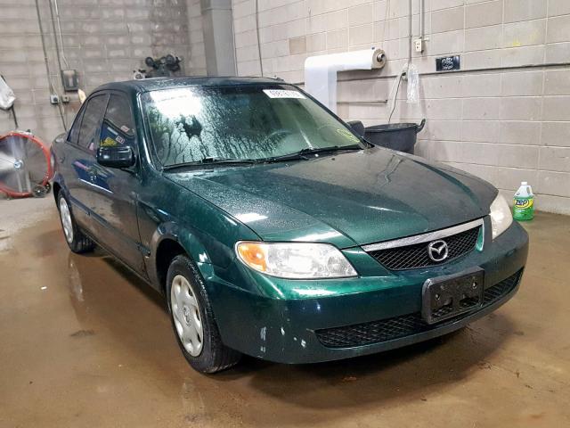 JM1BJ222810439884 - 2001 MAZDA PROTEGE DX GREEN photo 1