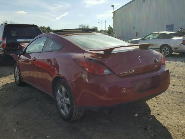 1G2ZH18NX74228911 - 2007 PONTIAC G6 GT RED photo 3