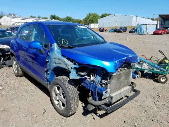 KL7CJPSB5FB194035 - 2015 CHEVROLET TRAX 1LS BLUE photo 1