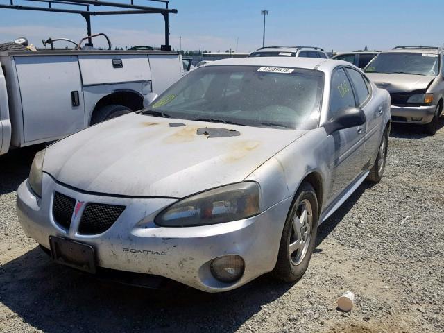 2G2WP522241107616 - 2004 PONTIAC GRAND PRIX SILVER photo 2