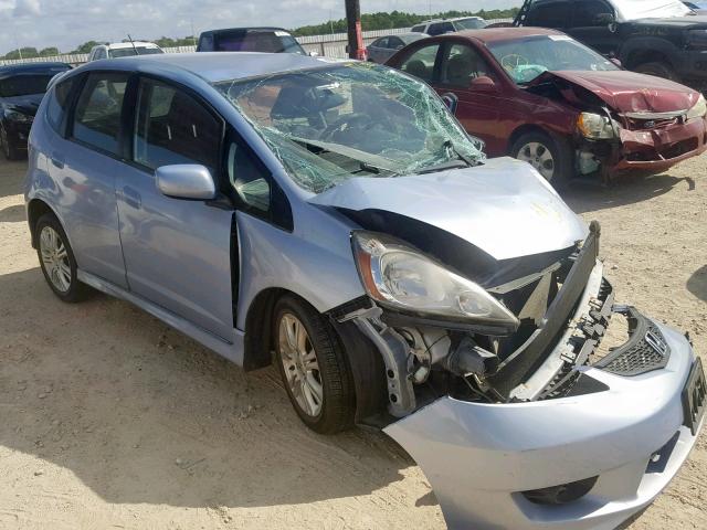 JHMGE87429S037302 - 2009 HONDA FIT SPORT BLUE photo 1