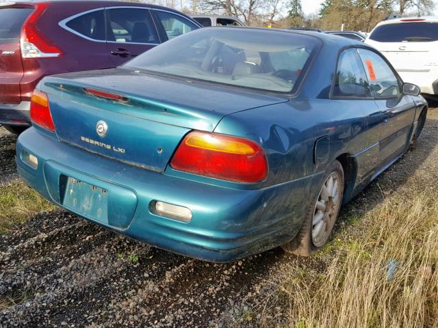 4C3AU52N2VE146816 - 1997 CHRYSLER SEBRING LX GREEN photo 4