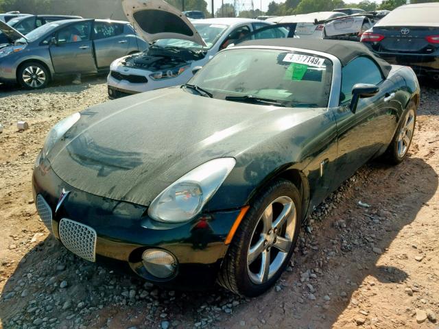 1G2MB35B87Y121883 - 2007 PONTIAC SOLSTICE BLACK photo 2