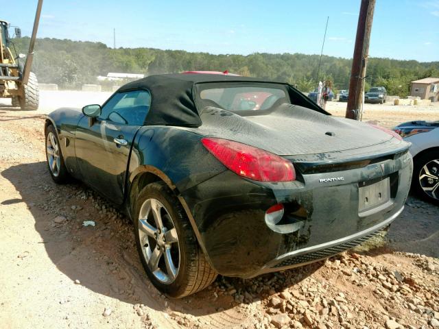 1G2MB35B87Y121883 - 2007 PONTIAC SOLSTICE BLACK photo 3