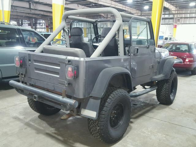 2J4FY29T6LJ554710 - 1990 JEEP WRANGLER / GRAY photo 4