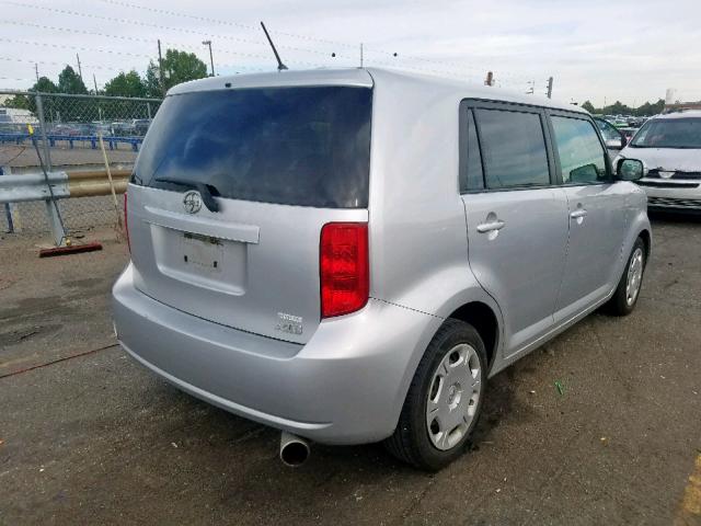 JTLKE50E191092878 - 2009 TOYOTA SCION XB 银色 照片 4