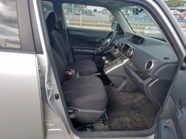 JTLKE50E191092878 - 2009 TOYOTA SCION XB 银色 照片 5