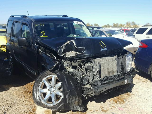 1J8GN58K08W261455 - 2008 JEEP LIBERTY LI BLACK photo 1