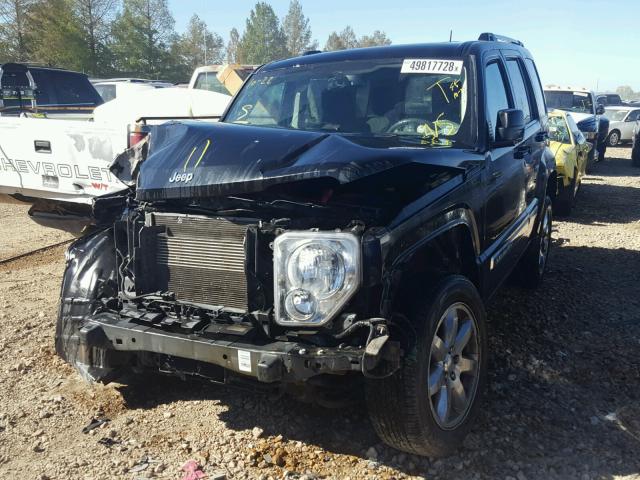 1J8GN58K08W261455 - 2008 JEEP LIBERTY LI BLACK photo 2