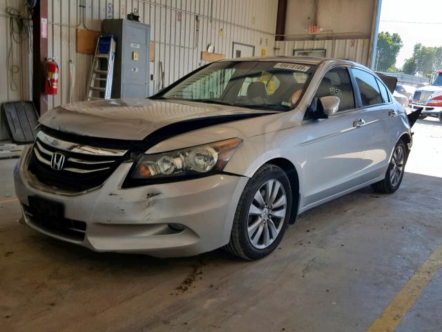 1HGCP3F89BA002321 - 2011 HONDA ACCORD EXL SILVER photo 2