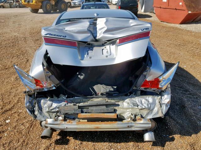 1HGCP3F89BA002321 - 2011 HONDA ACCORD EXL SILVER photo 9