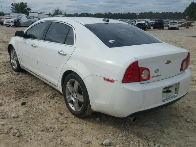 1G1ZC5E08CF298067 - 2012 CHEVROLET MALIBU 1LT WHITE photo 3