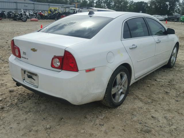 1G1ZC5E08CF298067 - 2012 CHEVROLET MALIBU 1LT WHITE photo 4