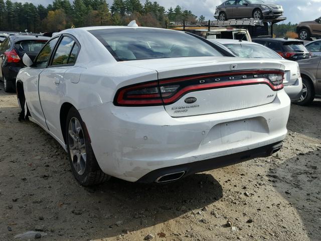 2C3CDXJG5HH515917 - 2017 DODGE CHARGER SX WHITE photo 3