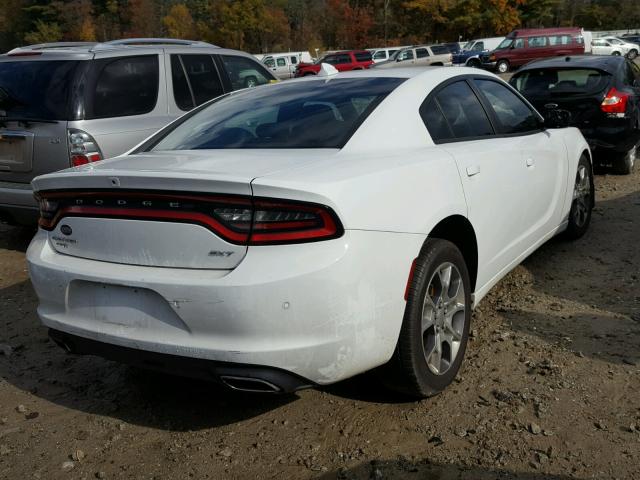 2C3CDXJG5HH515917 - 2017 DODGE CHARGER SX WHITE photo 4