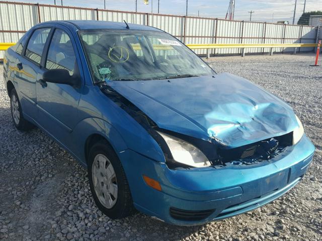 1FAFP34N27W310225 - 2007 FORD FOCUS ZX4 BLUE photo 1