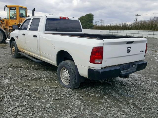 3C6UD5HL3CG298682 - 2012 DODGE RAM 2500 S WHITE photo 3