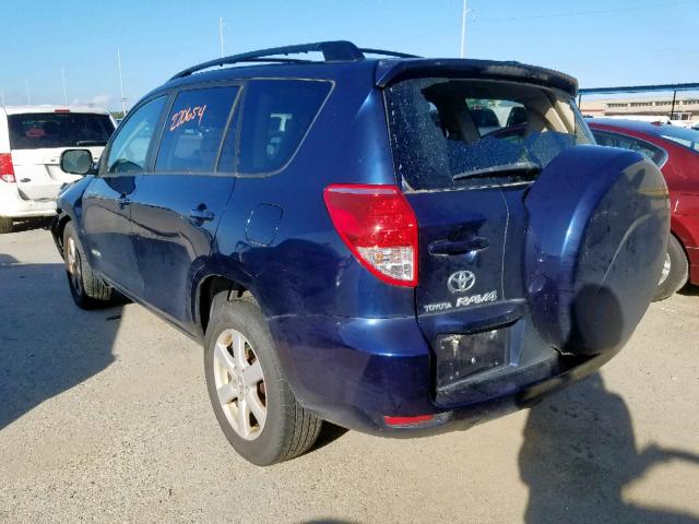 JTMBD31V365037838 - 2006 TOYOTA RAV4 LIMIT BLUE photo 3