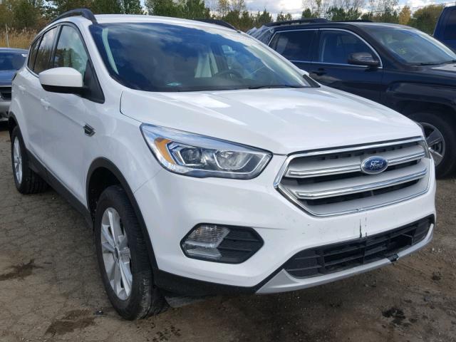 1FMCU9HD5JUC33147 - 2018 FORD ESCAPE SEL Blanc photo 1