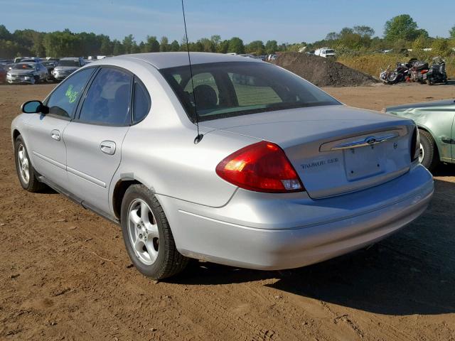 1FAFP55U43A207638 - 2003 FORD TAURUS SES SILVER photo 3