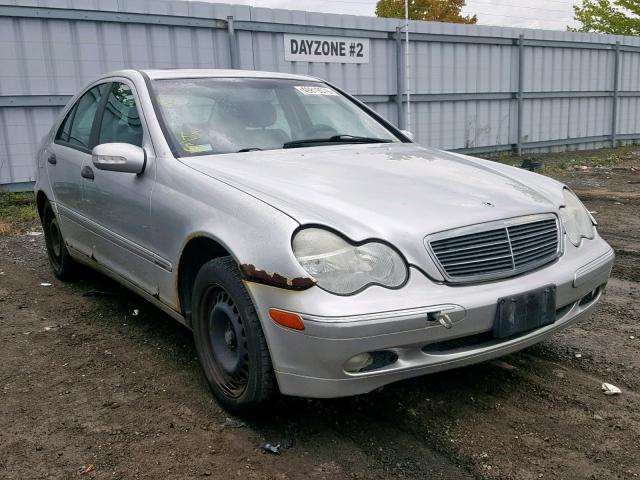 WDBRF61J82F291782 - 2002 MERCEDES-BENZ C 240 SILVER photo 1