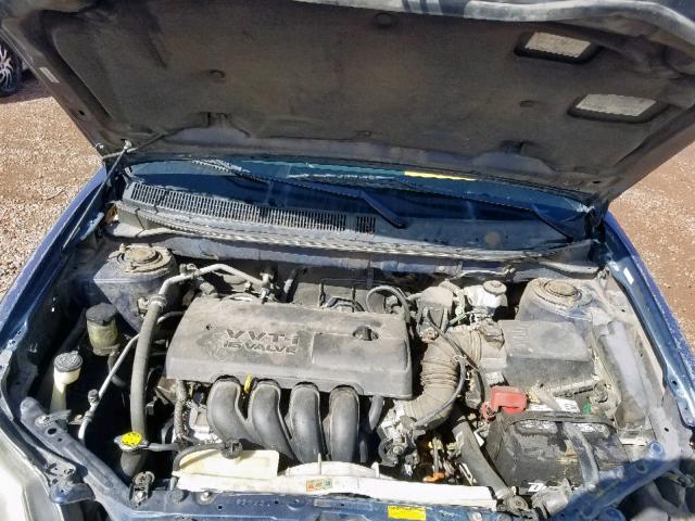 5Y2SL62893Z480092 - 2003 PONTIAC VIBE BLUE photo 7