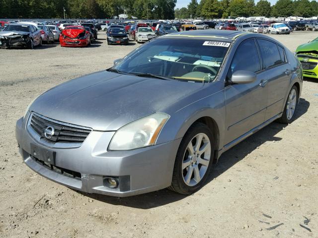 1N4BA41E37C852476 - 2007 NISSAN MAXIMA SE SILVER photo 2