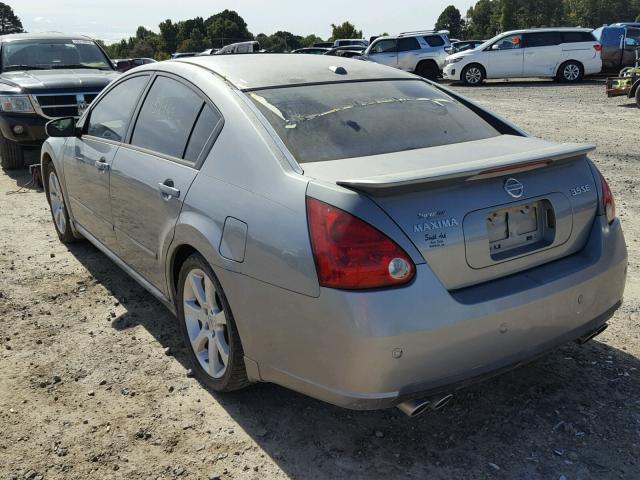 1N4BA41E37C852476 - 2007 NISSAN MAXIMA SE SILVER photo 3